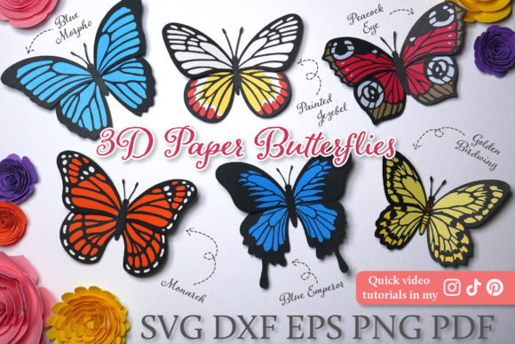 3D Paper Butterfly SVG Bundle Review for Embroidery Projects