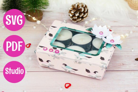 3D SVG Take Away Box for Gift Boxes and Branding Projects