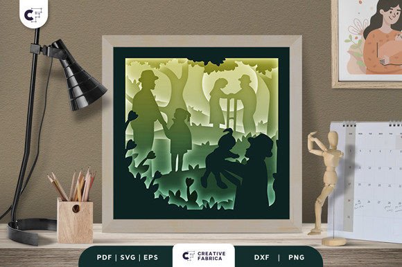 Father and Daughter’s Life 3D SVG for Father’s Day Campaigns