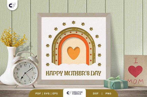 Happy Mother’s Day 3D Shadow Box Review for Real Projects